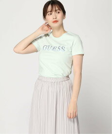 【SALE／30%OFF】GUESS (W)Logo Tee ゲス トップス カットソー・Tシャツ グリーン ブラック ホワイト【送料無料】