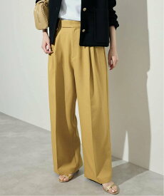 【SALE／30%OFF】SLOBE IENA PEツイルワイド2タックスラックス スローブ イエナ パンツ スラックス・ドレスパンツ イエロー グレー ブラウン【送料無料】