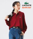 BEAMS BOY 【別注】LACOSTE / ニット ポロシャツ ビームス ウイメン トップス ニット ブラック ワインレッド ブラウン ネイビー【送料無料】