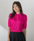 【WEB限定カラーあり】LUCINDAポロニット