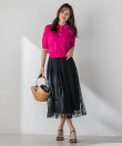 【WEB限定カラーあり】LUCINDAポロニット