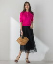 【WEB限定カラーあり】LUCINDAポロニット