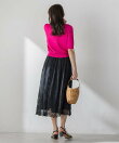 【WEB限定カラーあり】LUCINDAポロニット