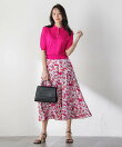 【WEB限定カラーあり】LUCINDAポロニット