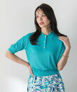 【WEB限定カラーあり】LUCINDAポロニット