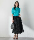 【WEB限定カラーあり】LUCINDAポロニット