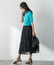 【WEB限定カラーあり】LUCINDAポロニット