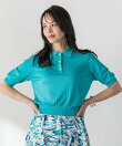 【WEB限定カラーあり】LUCINDAポロニット