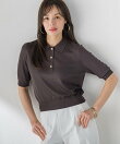 【WEB限定カラーあり】LUCINDAポロニット