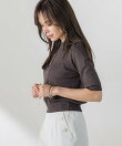 【WEB限定カラーあり】LUCINDAポロニット
