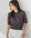 【WEB限定カラーあり】LUCINDAポロニット
