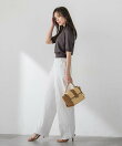 【WEB限定カラーあり】LUCINDAポロニット