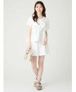【HANAE MORI×CELFORDコラボ】【洗える】バタフライリボンチュニック