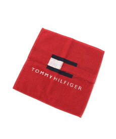 TOMMY HILFIGER TOMMY HILFIGER/(U)タオルハンカチ アウトフィット ファッション雑貨 ハンカチ・ハンドタオル ホワイト レッド