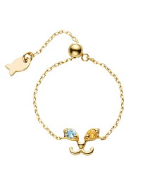 va vendome aoyama K10YG ねこ オッドアイ リング 【Me&Cats寄付対象商品】 ヴイエーヴァンドームアオヤマ アクセサリー・腕時計 リング・指輪 イエロー【送料無料】