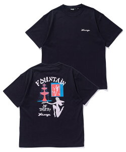 �ySALE�^30%OFF�zXLARGE FOUNTAIN OF TRUTH S/S TEE �G�N�X�g�����[�W �g�b�v�X �J�b�g�\�[�ET�V���c �u���b�N �z���C�g �p�[�v���y���������z
