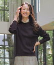 J.PRESS LADIES L KNIT BASIC クルーネック ニット ジェイプレス トップス ニット ベージュ オレンジ ネイビー【送料無料】