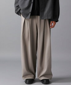 【SALE／61%OFF】LAKOLE ルーズバギースラックス ラコレ パンツ スラックス・ドレスパンツ グレー ブラック