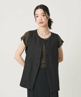 BEAUTY&YOUTH UNITED ARROWS セルロースナイロンオックス クルーネック ベスト ビューティー＆ユース　ユ…
