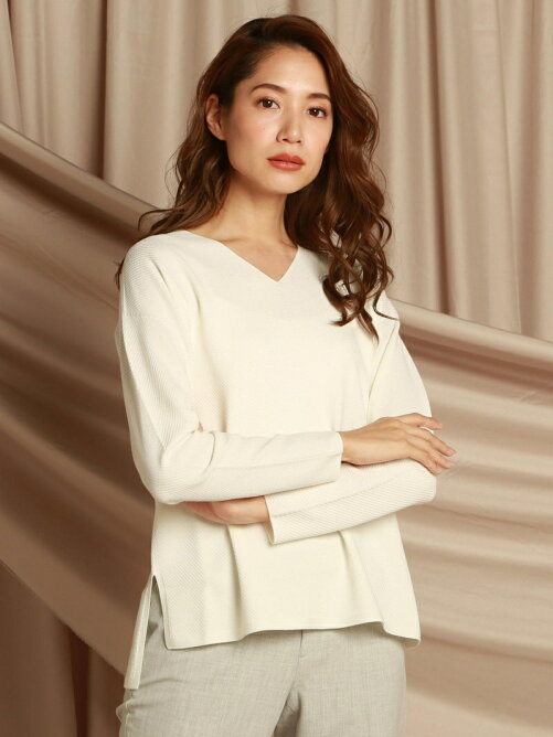 Laf 大きいサイズ Lexusシンプルベーシックvネックニット Rakuten Fashion 楽天ファッション 旧楽天ブランドアベニュー Af7276
