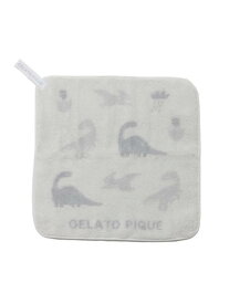gelato pique ダイナソーループ付きタオル ジェラートピケ ファッション雑貨 ハンカチ・ハンドタオル ホワイト