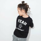 【SALE／10%OFF】branshes 【WEB限定/DRC】綿100%bコレグラフィック長袖Tシャツ ロンT ブランシェス トップス カットソー・Tシャツ ホワイト ブルー グレー ブラック