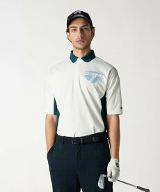 UNITED ARROWS GOLF 【別注】＜TaylorMade*UNITED ARROWS＞ ユニセックス METAL ポロシャツ ユナイテッドアローズ スポーツ・アウトドア用品 ゴルフグッズ ネイビー ホワイト グリーン【送料無料】