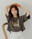 フラワーモチーフTシャツ