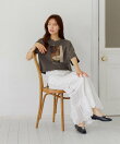 フラワーモチーフTシャツ