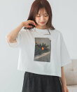 フラワーモチーフTシャツ