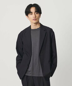 BEAUTY&YOUTH UNITED ARROWS KOMATSU PACK 2ボタン リラックス ジャケット セットアップ対応 撥水 ウォッシャブル ビューティー＆ユース　ユナイテッドアローズ ジャケット・アウター テーラードジャケット・ブレザー ネイビー グレー【送料無料】