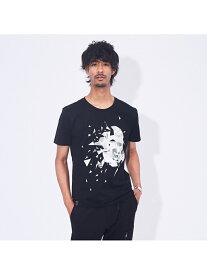 【SALE／20%OFF】5351POUR LES HOMMES エイプグラフィックデザイン半袖Tシャツ ゴーサンゴーイチプールオム トップス カットソー・Tシャツ ブラック ホワイト【送料無料】