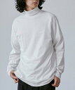【SALE／55%OFF】coen 天竺タートルネックロングスリーブTシャツ コーエン トップス カットソー・Tシャツ ホワイト ブラック