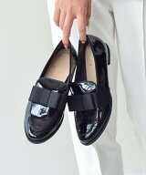 Bridget Birkin 【Bridget Birkin】グログランリボンレインローファー ブリジットバーキン シューズ・靴 …