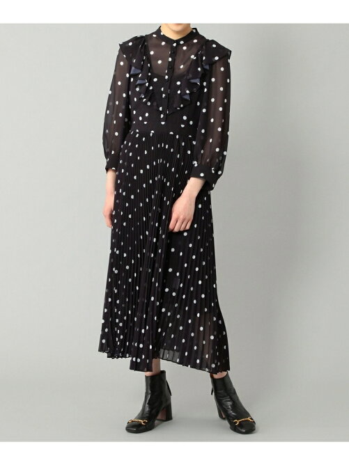 Grace Continental ドットプリントシフォンワンピース Rakuten Fashion 楽天ファッション 旧楽天 ブランドアベニュー Dr4278