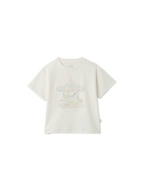 gelato pique 【KIDS】メリーゴーランドワンポイントTシャツ ジェラートピケ トップス カットソー・Tシャツ ホワイト【送料無料】