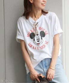 JOURNAL STANDARD relume 《追加》【GOOD ROCK SPEED 】＜MICKEY MOUSE＞TEE:Tシャツ ジャーナル スタンダード レリューム トップス カットソー・Tシャツ ホワイト【送料無料】