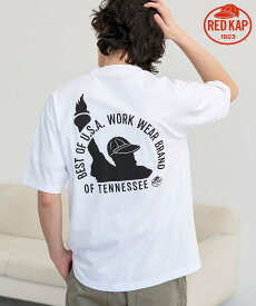 【SALE／44%OFF】coen 【REDKAP/レッドキャップ】別注プリントTシャツ コーエン トップス カットソー・Tシャツ ベージュ ブラック ホワイト