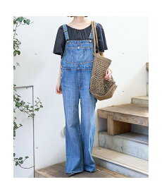 Rouge vif la cle 【RED CARD/ レッドカード】別注 Nomad デニムオーバーオール ルージュ・ヴィフ ラクレ オールインワン・オーバーオール オーバーオール・サロペット ブルー【送料無料】