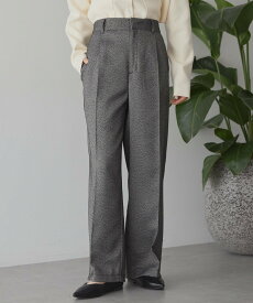 AMERICAN HOLIC 美・美・美ツイードワイドパンツ アメリカンホリック パンツ その他のパンツ ブラウン ブラック【送料無料】