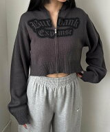 【SALE／50%OFF】repipi armario 【洗えるニット】スプレーロゴWZIPパーカー レピピアルマリオ トップス …