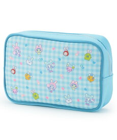 ナルミヤキャラクターズ MEZZO PIANO×TAMAGOTCHI ポーチ ナルミヤオンライン ファッション雑貨 その他のファッション雑貨 ブルー ピンク