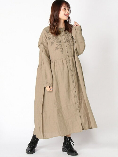 Samansa Mos2 Samansa Mos2 35th Slowlinen 刺繍ワンピース Rakuten Fashion 楽天ファッション 旧楽天ブランドアベニュー Ds1280
