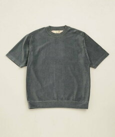 【SALE／50%OFF】NANO universe LB.03/カットコーデュロイクルーネックTシャツ ナノユニバース トップス カットソー・Tシャツ ブラック ベージュ グリーン【送料無料】