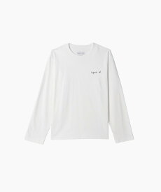 agnes b. FEMME S179 SWEAT ロゴTシャツ アニエスベー トップス カットソー・Tシャツ ホワイト【送料無料】