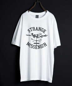 NUMBER (N)INE STRANGE MESSENGER T-SHIRT ナンバーナイン トップス カットソー・Tシャツ ホワイト ブラック【送料無料】