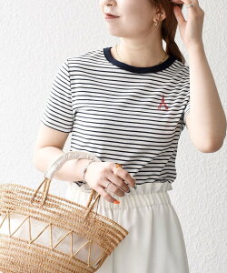 SHIPS any �ySHIPS any�ʒ��zPETIT BATEAU: ���S �v�����g �R���p�N�g �{�[�_�[ TEE 25SS �V�b�v�X �g�b�v�X �J�b�g�\�[�ET�V���c �l�C�r�[�y���������z