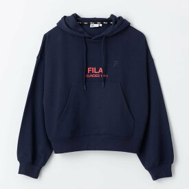 【SALE／50%OFF】FILA FLEECE LINING HALF ZIP TOP フィラ トップス パーカー・フーディー ネイビー