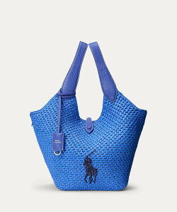 POLO RALPH LAUREN Polo Play Big Pony �t�F�C�N���t�B�A �g�[�g �����t���[���� �o�b�O �g�[�g�o�b�O �p�[�v���y���������z