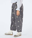SHIPS KIDS:100~130cm/フラワー エンブロイダリー デニム パンツ